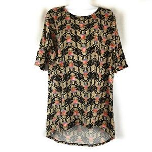 New LuLaRoe Irma Tunic Top Womens Eagle Patriotic
